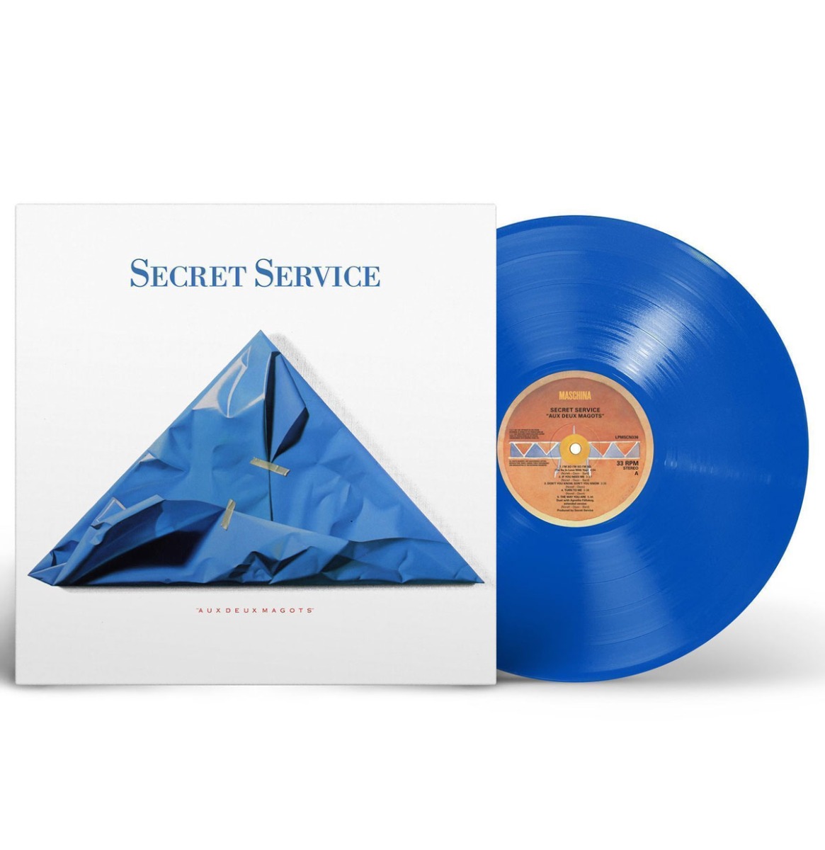 Secret Service - Aux Deux Magots (Blauw Vinyl) (LP) | Maschina Records