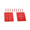 Seeburg 100A/B/C Instructie Kaartjes Glas Set van 3 | Seeburg