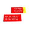 Seeburg 100G/W Instructie Kaartjes Set (Plexi) | Seeburg