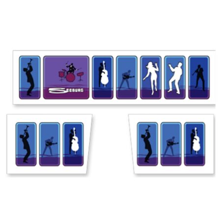 Seeburg 100S Decal Set | Seeburg