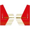Seeburg 161 & 201 Stickers Voor Zijruiten - Rood | Seeburg