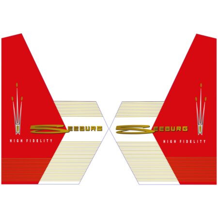 Seeburg 161 & 201 Stickers Voor Zijruiten - Rood | Seeburg