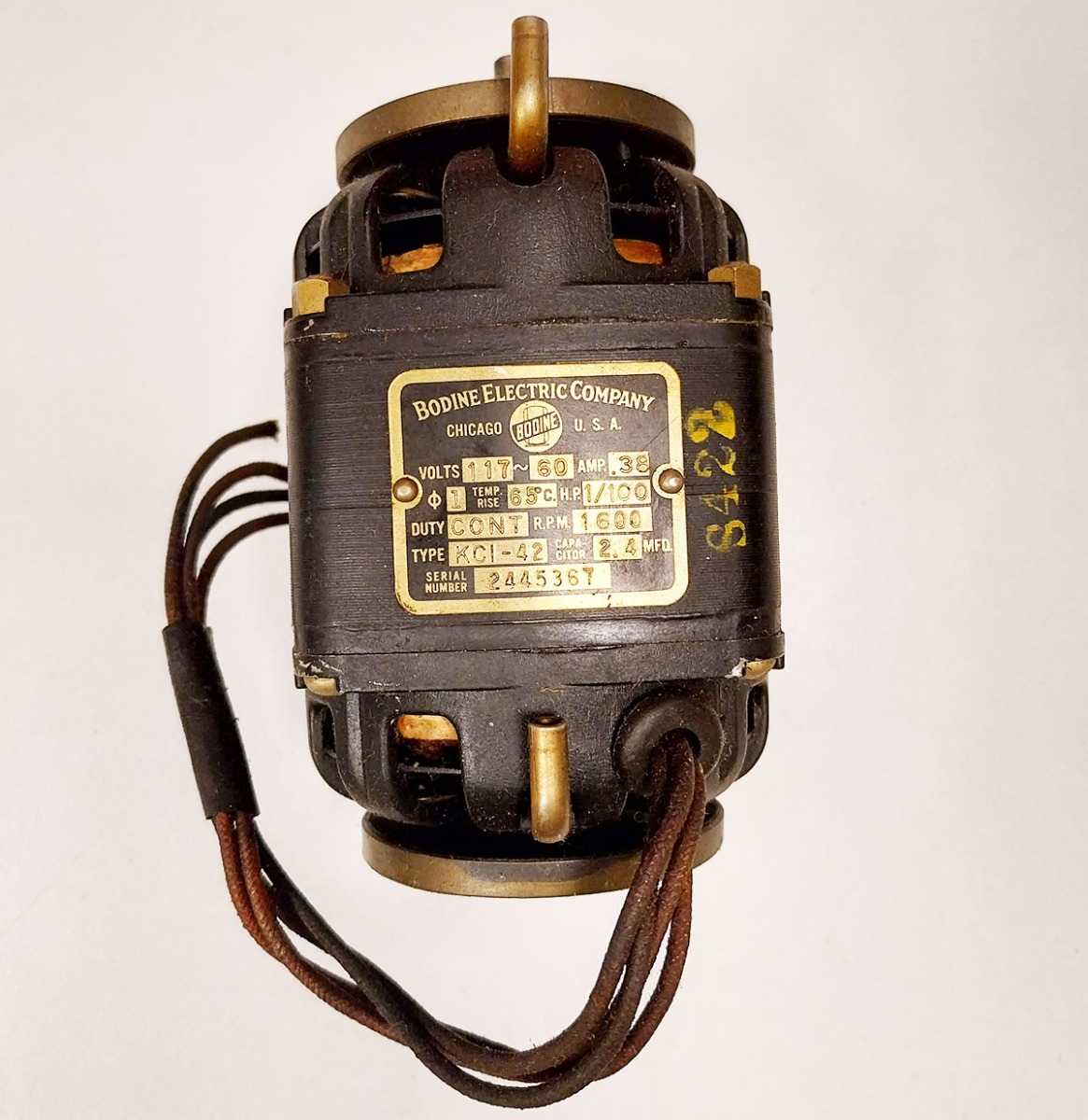 Seeburg Bodine KCI-42 Motor | Seeburg