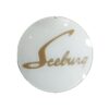Seeburg Embleem Zijkant Kast (Wit) Model VL200 - Glas | Seeburg