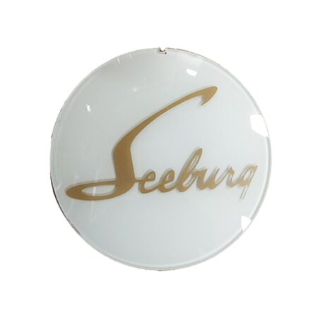 Seeburg Embleem Zijkant Kast (Wit) Model VL200 - Glas | Seeburg