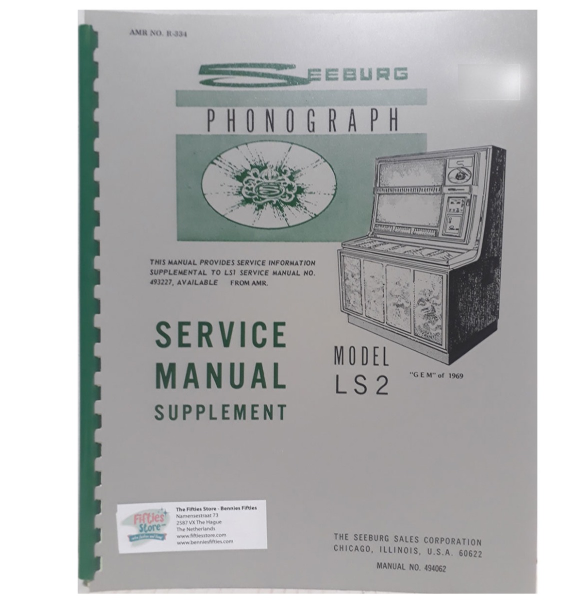 Seeburg Model LS2 Service Manual Supplement | Seeburg