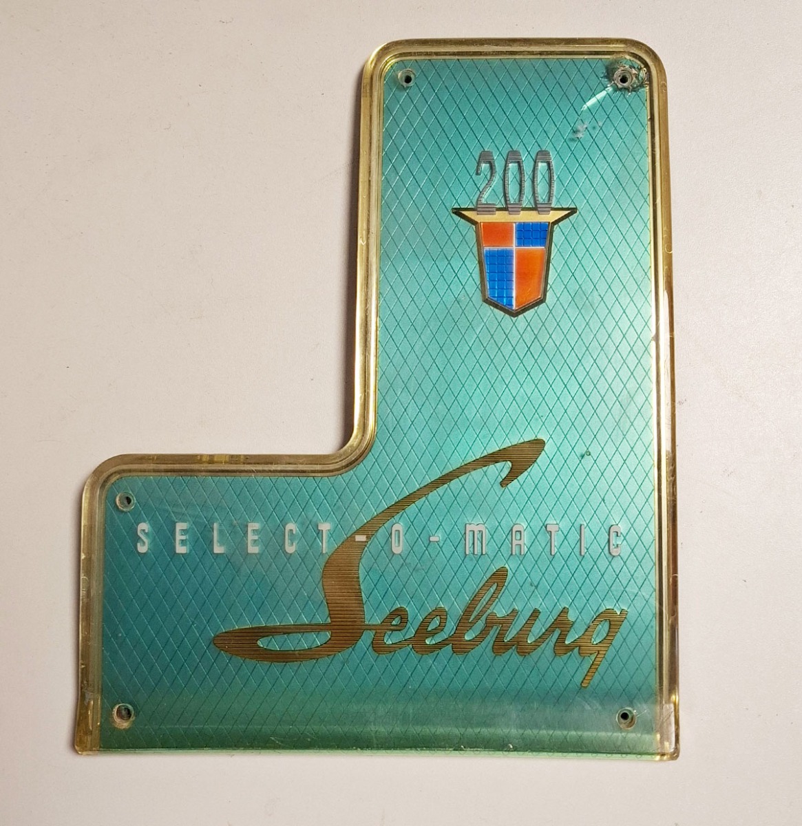 Seeburg Ornament Voor Mechanisme Afdekkap Model V200 - Origineel (4) | Seeburg
