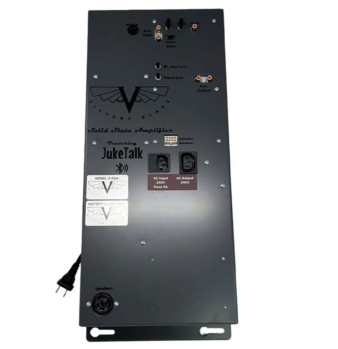 Seeburg R en J Solid State Versterker met Bluetooth S-SSA2 240v | Seeburg