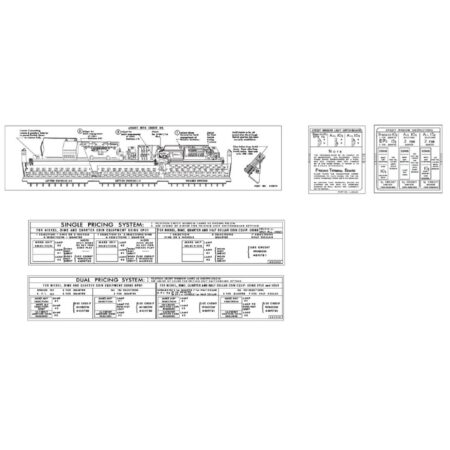 Seeburg V200 - VL200 - KD200 Electric Selector Paper Decals | Seeburg