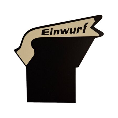 Seeburg Wallbox Einwurf Bordje | Seeburg