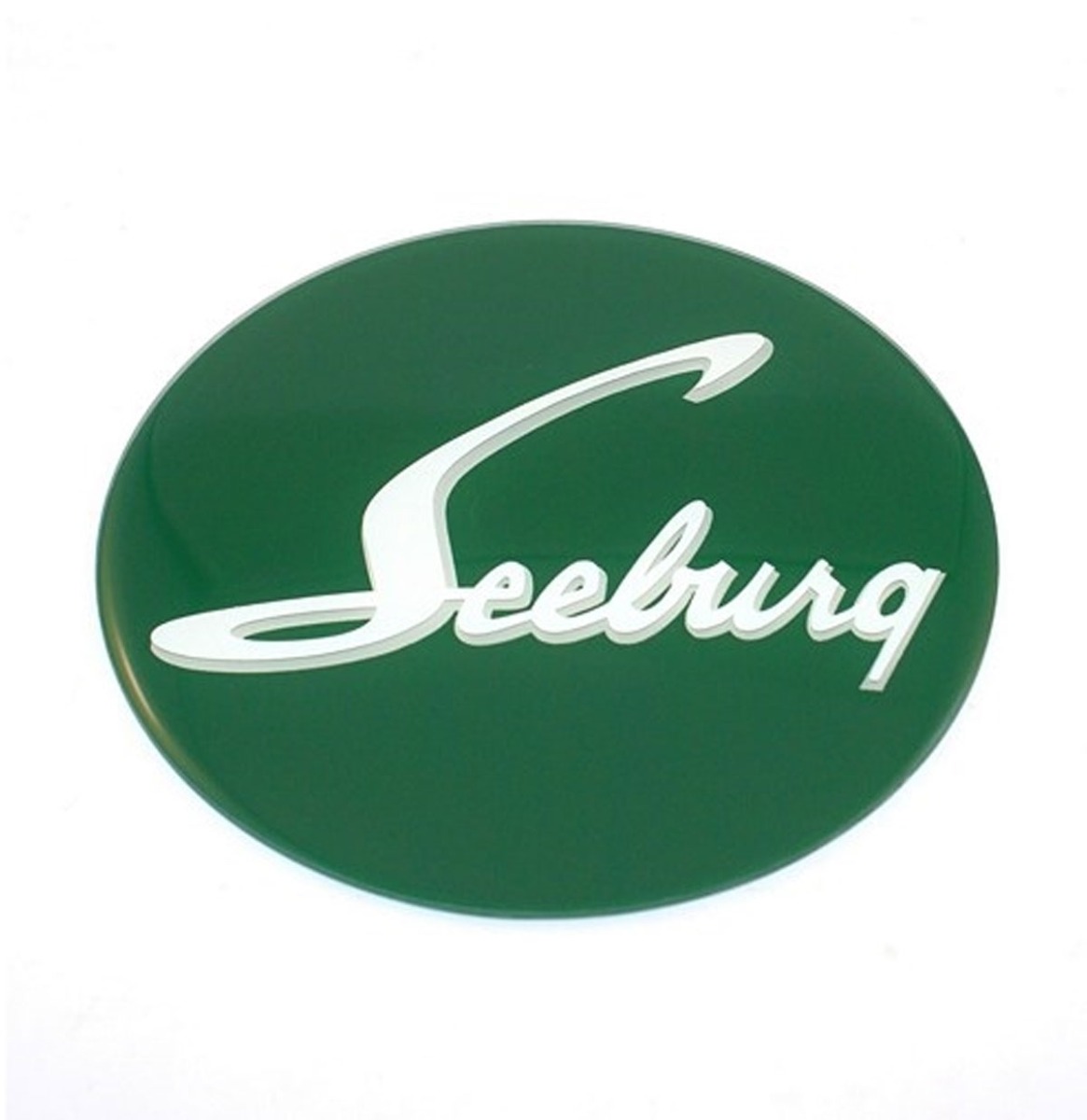 Seeburg Zijkant Embleem In Kabinet (Groen) Model V200 | Seeburg
