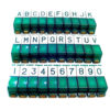 Seeburg pushbutton set (green / white) model V200 | Seeburg