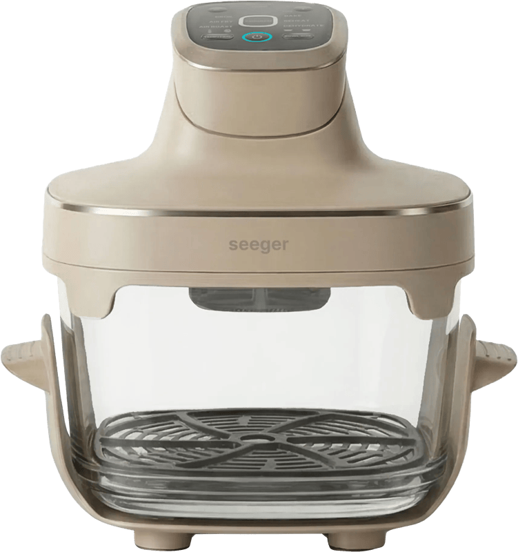 Seeger SGR1050SB Glass Air Fryer Beige