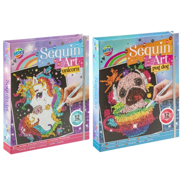Sequin Art 20 X 25 Cm 12 Kleuren |