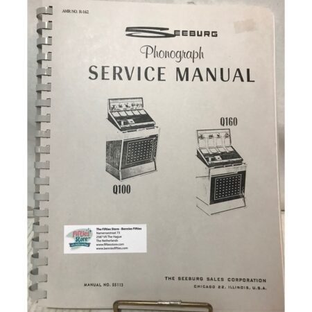 Service Manual - Seeburg Jukebox Model Q100 & Q160 | Seeburg