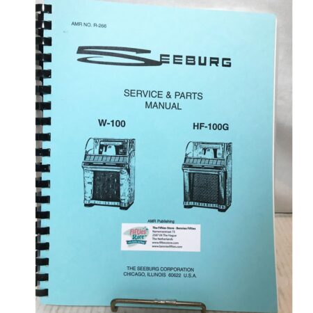 Service Manual - Seeburg Jukebox Model W-100 & HF-100G | Seeburg