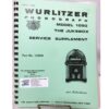 Service Manual - Wurlitzer Jukebox Model 1050 - Supplement | Wurlitzer