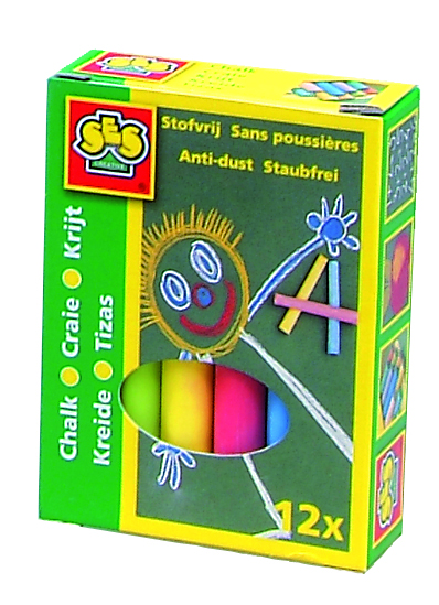 Ses Gekleurd Krijt 12 stuks | Ses