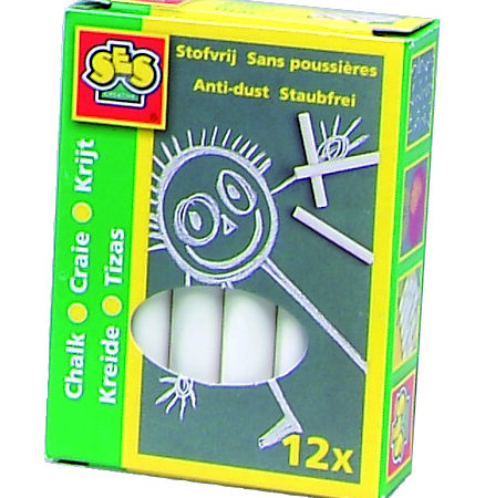 Ses krijtjes wit 12 stuks | Ses
