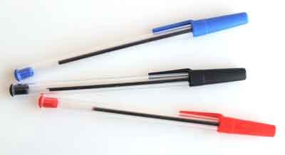 Set balpennen 12 stuks rood