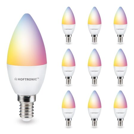 Set van 10 Smart lampen - E14 Kaarslamp - 5
