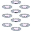 Set van 10 Venezia smart inbouwspots - IP65 waterdicht - 6 Watt 450 lumen - Wifi + Bluetooth - RGBWW - Google Home