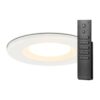 Set van 12 stuks dimbare LED inbouwspots wit Venezia 6 Watt 2700K IP65 incl. afstandsbediening | HOFTRONIC
