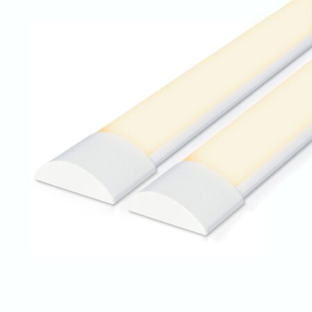 Set van 2 LED Batten 120cm - 40 Watt 5600 lumen (140lm/w) - 3000K warm wit - Vervangt 330W - Samsung SMD LED chips - Flikkervrij - IP20 Stofdicht - Onderbouwverlichting | HOFTRONIC