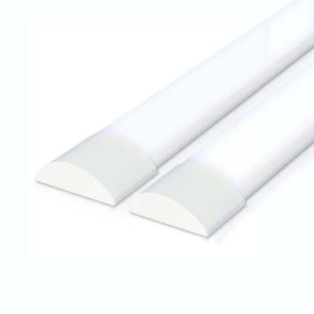 Set van 2 LED Batten 150cm - 50 Watt 7000lm (140lm/W) - 6500K daglicht wit - Vervangt 400 Watt - Samsung SMD LED chips - Flikkervrij - IP20 Stofdicht - Onderbouwverlichting | HOFTRONIC