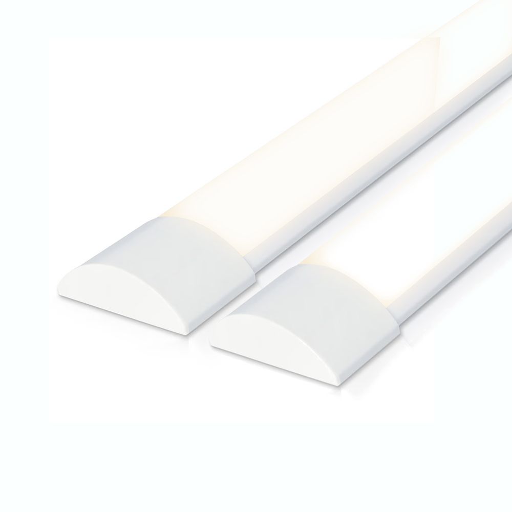 Set van 2 LED Batten 60cm - 20W 2400 lumen (120lm/W) - 4000K neutraal wit - Vervangt 160 Watt - Samsung SMD LED chips - Flikkervrij - IP20 Stofdicht - Onderbouwverlichting | HOFTRONIC