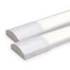 Set van 2 LED batten 120cm - 5600 lumen 40 Watt (140lm/W) - 4000K Neutraal Wit - Flikkervrij - IP20 voor binnen - Onderbouwverlichting - Koppelbaar | HOFTRONIC