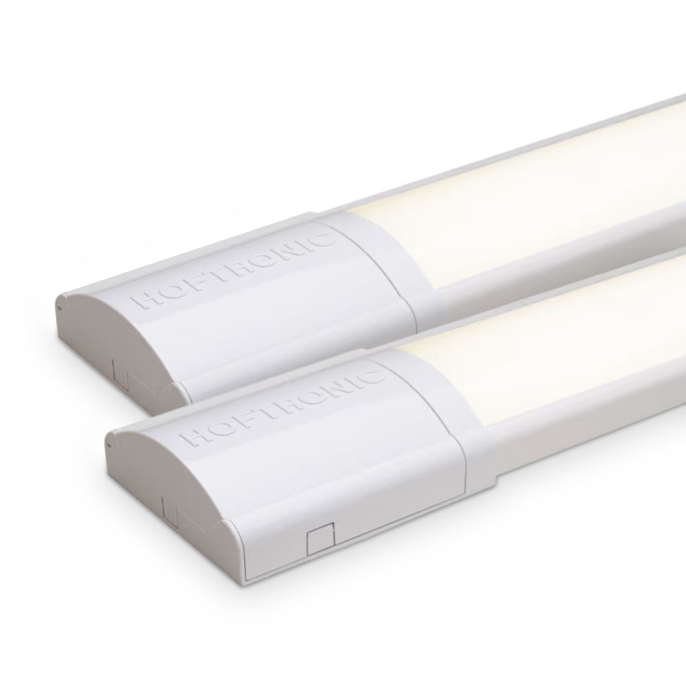 Set van 2 LED batten 150cm - 7000 lumen 50 Watt (140lm/W) - 4000K Neutraal Wit - Flikkervrij - IP20 voor binnen - Onderbouwverlichting - Koppelbaar | HOFTRONIC