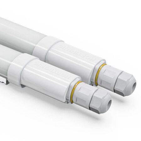Set van 2 - R-Series Pro - LED TL-armatuur 150cm - IP65 waterdicht - 48 watt - 6720 lumen - 4000K - Koppelbaar - IK07 - Flikkervrij - R-Series Tri-Proof - 2 jaar garantie | HOFTRONIC