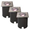 Set van 3 Cody - Smart LED Grondspot - IP67 waterdicht - 5