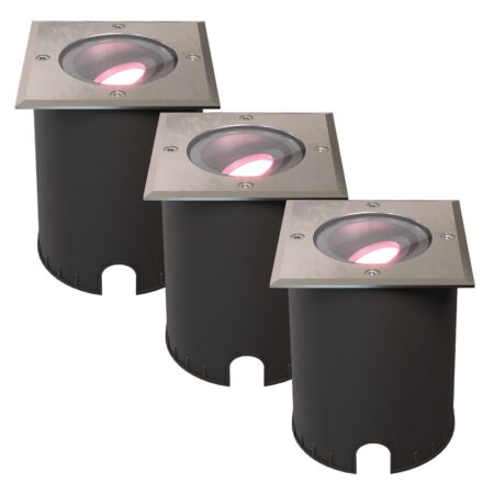 Set van 3 Cody - Smart LED Grondspot - IP67 waterdicht - 5