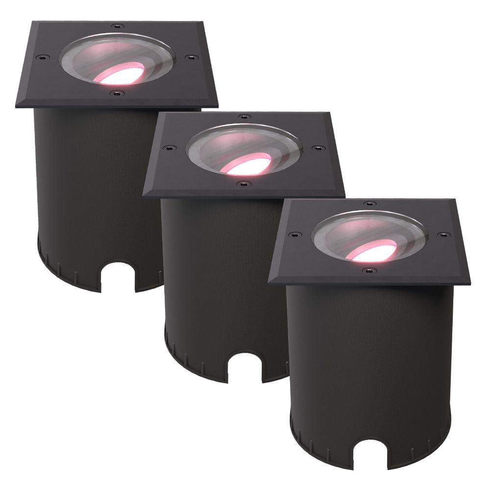 Set van 3 Cody - Smart LED Grondspot - IP67 waterdicht - 5