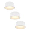 Set van 3 Dimbare LED modules - 6 watt 570 lumen - CCT instelbare lichtkleur 2700K/4000K/6000K | HOFTRONIC