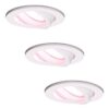 Set van 3 Dublin smart inbouwspots - Wifi + Bluetooth - RGBWW - GU10 - Kantelbaar - Google Home