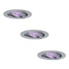 Set van 3 Jose smart inbouwspots - Wifi + Bluetooth - RGBWW - GU10 - Kantelbaar - Google Home