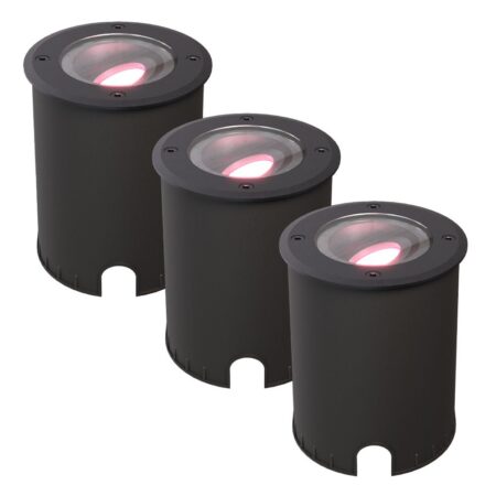 Set van 3 Lilly - Smart LED Grondspot - IP67 waterdicht - 4