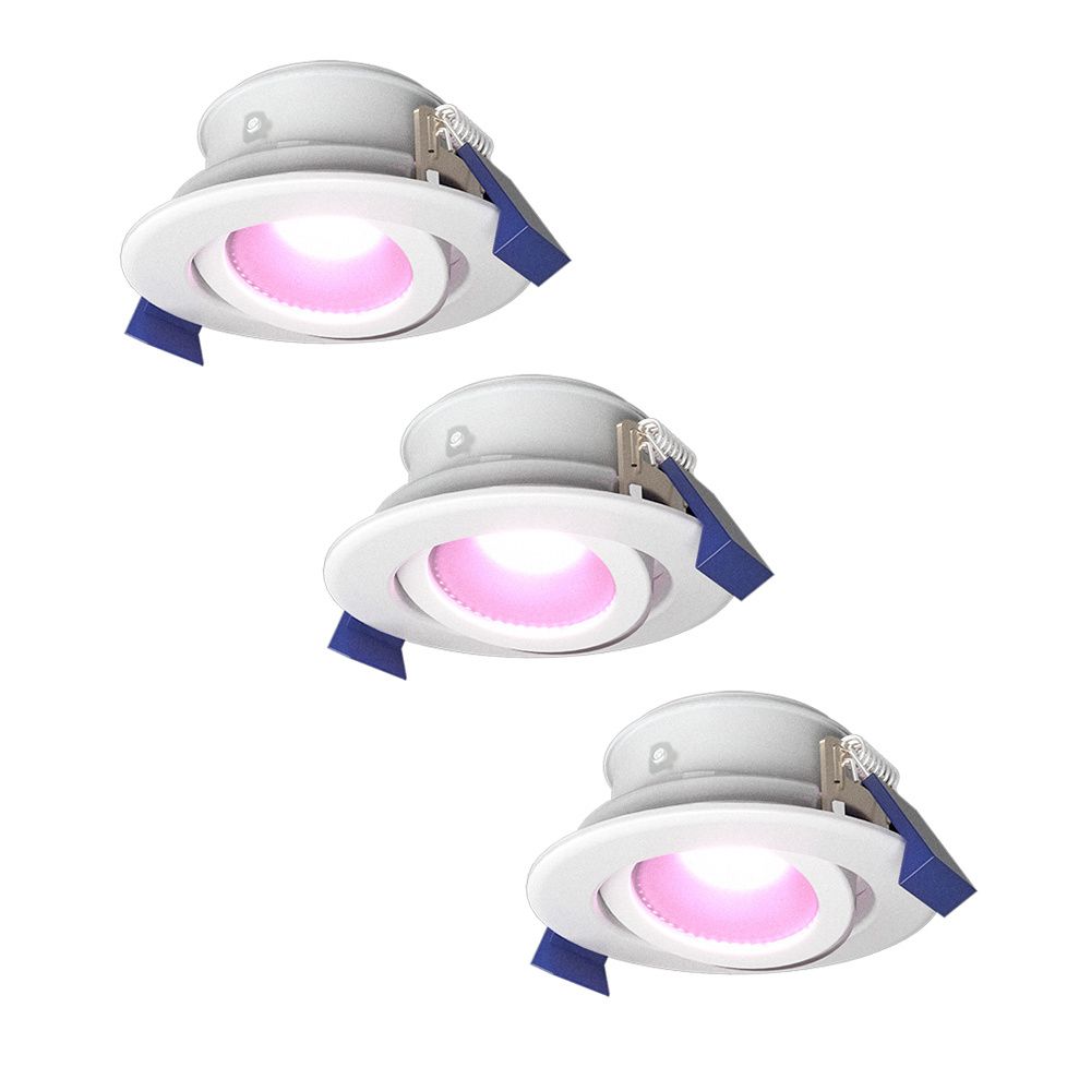 Set van 3 Lima smart inbouwspots - Wifi + Bluetooth - RGBWW - GU10 5