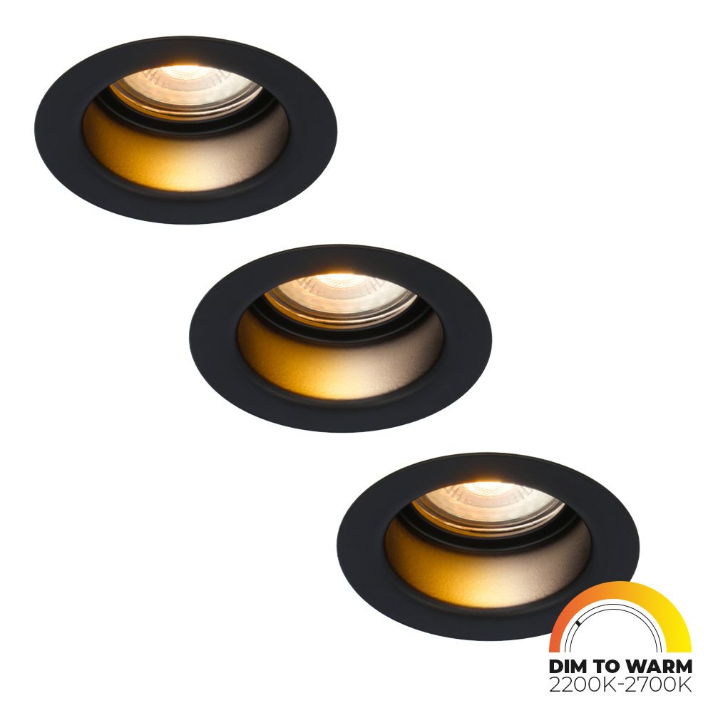 Set van 3 Mari - LED platte inbouwspots met lage inbouwdiepte 58mm - 3