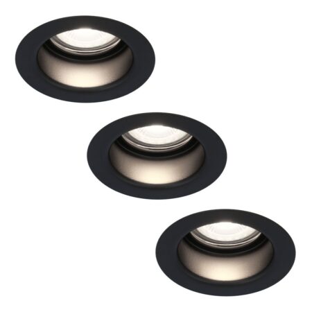 Set van 3 Mari - LED platte inbouwspots met lage inbouwdiepte 58mm - 3