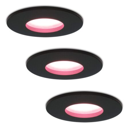 Set van 3 Porto - Smart inbouwspot - IP44 waterdicht - 5