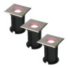 Set van 3 Ramsay Smart Grondspots buiten - Vierkant - 5
