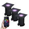 Set van 3 Ramsay Smart Grondspots buiten - Vierkant - 5