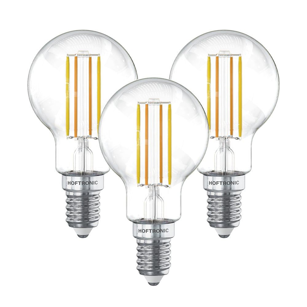 Set van 3 Smart WiFi LED Filament lamp - E14 Fitting - 4