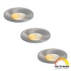 Set van 3 Vegas - LED platte inbouwspots met lage inbouwdiepte 60mm - 3