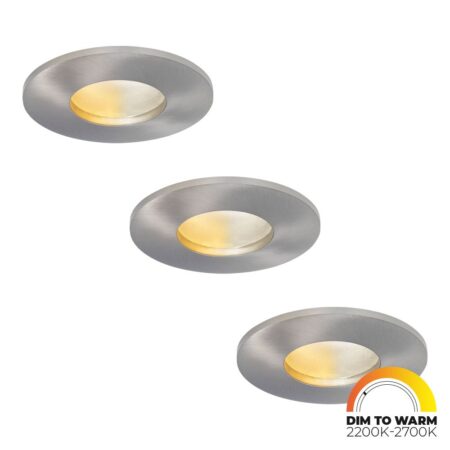 Set van 3 Vegas - LED platte inbouwspots met lage inbouwdiepte 60mm - 3