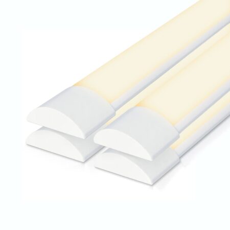 Set van 4 LED Batten 120cm - 40 Watt 5600 lumen (140lm/w) - 3000K warm wit - Vervangt 330W - Samsung SMD LED chips - Flikkervrij - IP20 Stofdicht - Onderbouwverlichting | HOFTRONIC